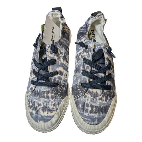 Tretorn 8.5 Meg 2.0 Shibori Navy Tie-dye NWT - Picture 2 of 8